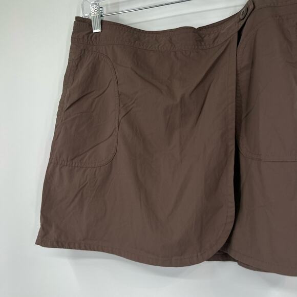 Patagonia Solimar Wrap Skirt Skort in Earthenware - Picture 2 of 6